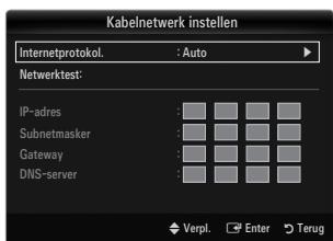 SAMSUNG LE40B651 - Kabelnetwerk instellen - Auto - 1