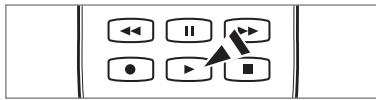User interface control panel with play buttons and navigation icons