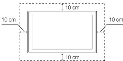 SAMSUNG LE40C550 - Securing the Installation Space - 4