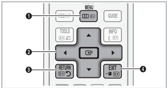 SAMSUNG LE40C550 - How to Navigate Menus - 1