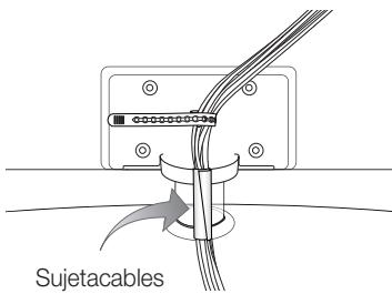 SAMSUNG LE40C550 - Montaje de los cables - 1