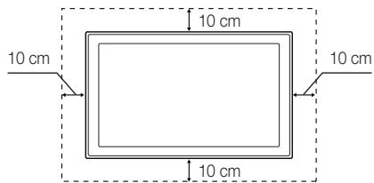 SAMSUNG LE40C550 - Manutenção de um espaço de instalação seguro - 2