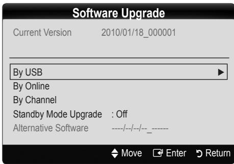 SAMSUNG LE40C550 - Software Upgrade - 2