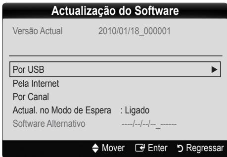 SAMSUNG LE40C550 - Actualização do Software - 2