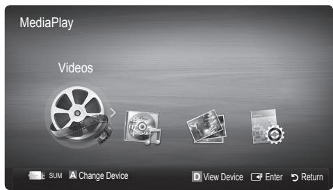 SAMSUNG LE40C550 - Media Play - 2