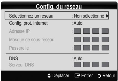 SAMSUNG LE40C550 - Configuration à l'aide de la méthode PBC (WPS) - 1