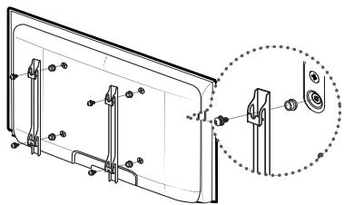 SAMSUNG LE40C550 - Préparation avant l'installation d'un dispositif de fixation murale (téléviseur 46 pouces) - 1