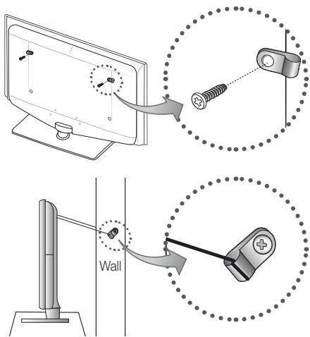SAMSUNG LE40C550 - To avoid the TV from falling - 7