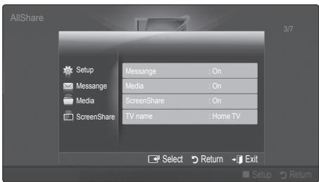 SAMSUNG LE40C550 - Setup - 1