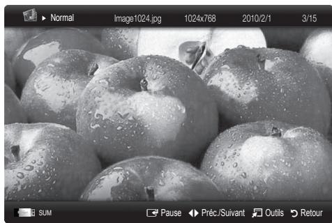 SAMSUNG LE40C652L2W - Visualisation d'une photo (ou d'un diaporama) - 1