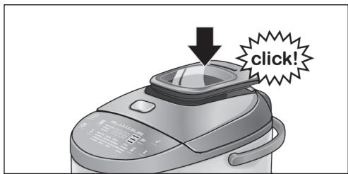BOSCH INTELLIGENT AUTOCOOK MUC28B64FR - Cerrar la tapa - 1