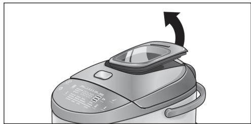 BOSCH INTELLIGENT AUTOCOOK MUC28B64FR - Rimuovere lo scarico vapore - 1