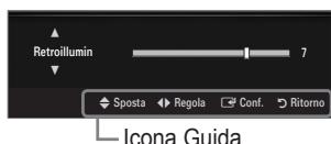 SAMSUNG LE46B650 - Uso dei menu OSD (On Screen Display) - 5