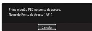 SAMSUNG LE46B650 - Ligar um WPS (Wi-Fi Protected Setup - Configuração Wi-Fi protegida) - 2