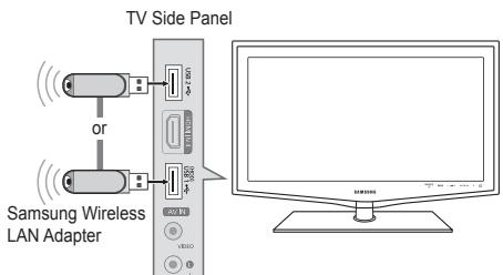 SAMSUNG LE46B650 - - Connecting to a Wi-Fi Ad-hoc network - 6
