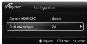 SAMSUNG LE46B750U1W - - Arrêt automatique  non / oui - 3