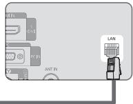 SAMSUNG LE46B750U1W - Ligação LAN para um ambiente de IP estatico - 2