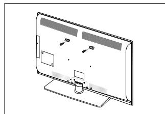 SAMSUNG LE46B750U1W - Para evacitar a queda do televisor: - 2