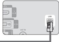 SAMSUNG LE46B750U1W - Connessione LAN via cavo per un ambiente DHCP - 3