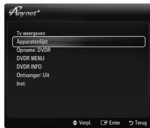 SAMSUNG LE46B750U1W - Tussen Anynet+-apparaten schakelen - 1