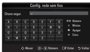 SAMSUNG LE46B750U1W - Ligar um WPS (Wi-Fi Protected Setup - Configuração Wi-Fi protegida) - 4