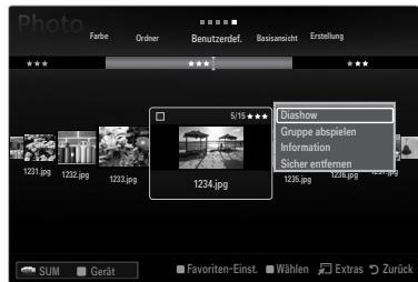 SAMSUNG LE46B750U1W - Abspielen der aktuellen Gruppe - 1