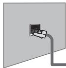 SAMSUNG LE46B750U1W - You can connect the LAN via a Sharer (Router). - 1