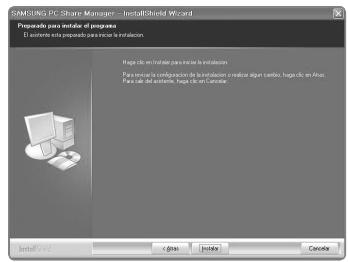 SAMSUNG LE46B750U1W - Instalación de la aplicación - 5