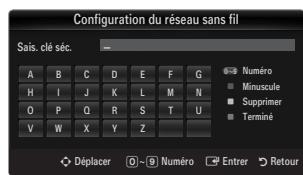 SAMSUNG LE46B750U1W - Sélectionnez un réseau - 5