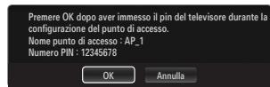 SAMSUNG LE46B750U1W - Collegamento mediante WPS (Wi-Fi Protected Setup) - 3