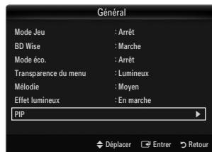 SAMSUNG LE46B750U1W - Visualisation d'une image dans l'image - 1