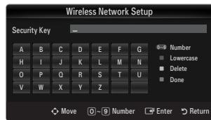 SAMSUNG LE46B750U1W - Connecting WPS (Wi-Fi Protected Setup) - 4