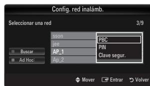 SAMSUNG LE46B750U1W - Conexión WPS (Configuración protegida Wi-Fi) - 1