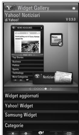 SAMSUNG LE46B750U1W - Impostazioni di Galleria widget - 1