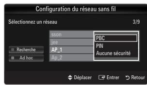 SAMSUNG LE46B750U1W - Sélectionnez un réseau - 6