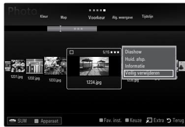 SAMSUNG LE46B750U1W - Een USB-geheugen op een veilige manier verwijderen - 4