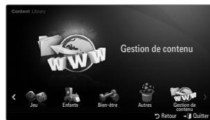 SAMSUNG LE46B750U1W - Gestion de contenu - 1