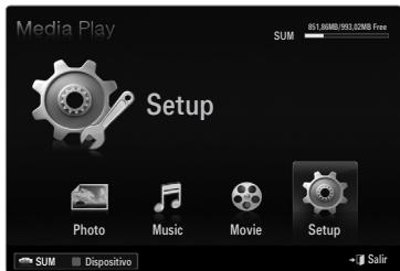 SAMSUNG LE46B750U1W - Continuación de la reproducción de una película (reanudar reproducción) - 1