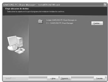 SAMSUNG LE46B750U1W - Instalación de la aplicación - 3