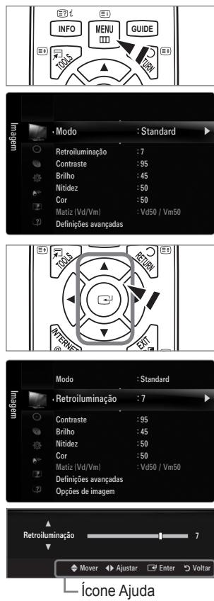 SAMSUNG LE46B750U1W - - Como usar os OSD (On Screen Display - Visualização no(ECRA) - 1