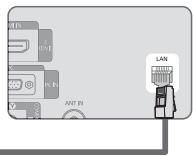 SAMSUNG LE46B750U1W - LAN Connection for Static IP Environment - 2