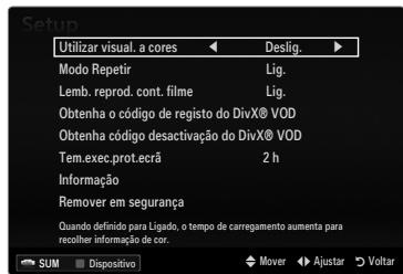 SAMSUNG LE46B750U1W - Reproduzir um这部电影 de modo continuo (Retomar reproducao) - 2