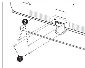 SAMSUNG LE46B750U1W - Instalacion del soporte - 2