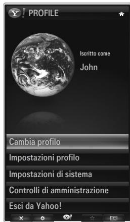 SAMSUNG LE46B750U1W - Uso del widget Profile - 1