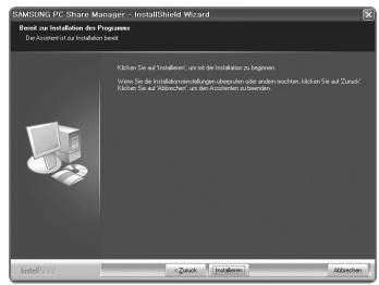 SAMSUNG LE46B750U1W - Installieren Sie die Anwendung - 5