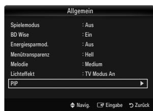 SAMSUNG LE46B750U1W - Verwenden der Bild-in-Bild-Funktion (PIP) - 1