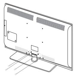SAMSUNG LE46B750U1W - Montage du socle - 3