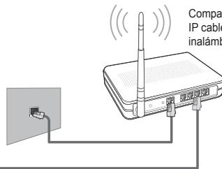 SAMSUNG LE46B750U1W - Conexión del Centro de red domérica - 4
