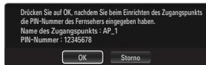 SAMSUNG LE46B750U1W - Verbinden mit WPS (Wi-Fi Protected Setup) - 3