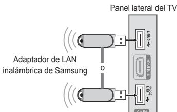 SAMSUNG LE46B750U1W - Conexión de la red - Inalábrica - 2